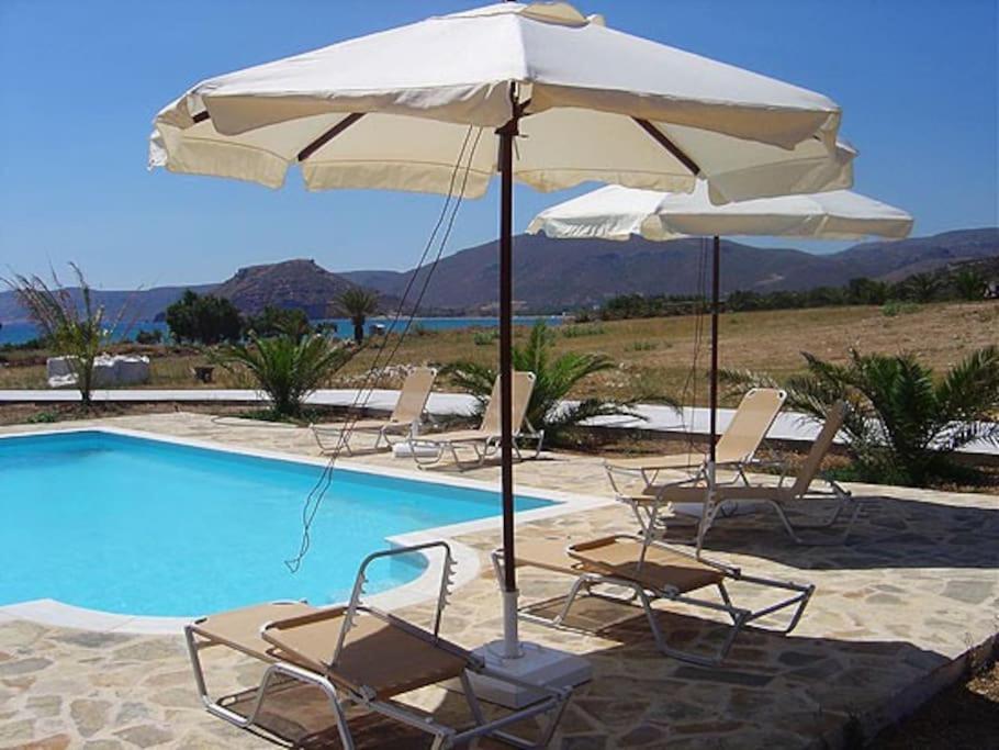 דירות Anevato Studio At Beautiful Beach Kouremenos מראה חיצוני תמונה