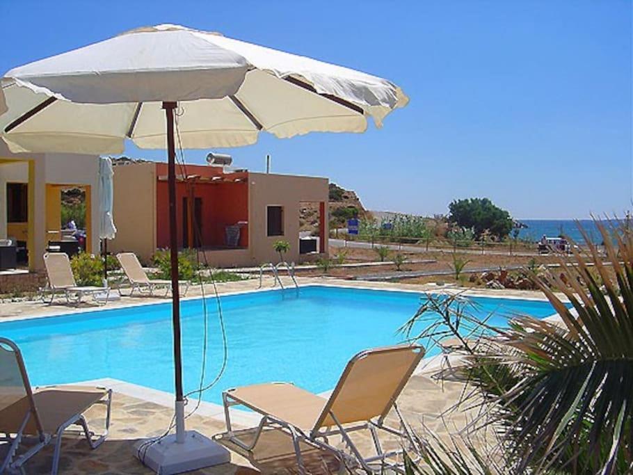 דירות Anevato Studio At Beautiful Beach Kouremenos מראה חיצוני תמונה